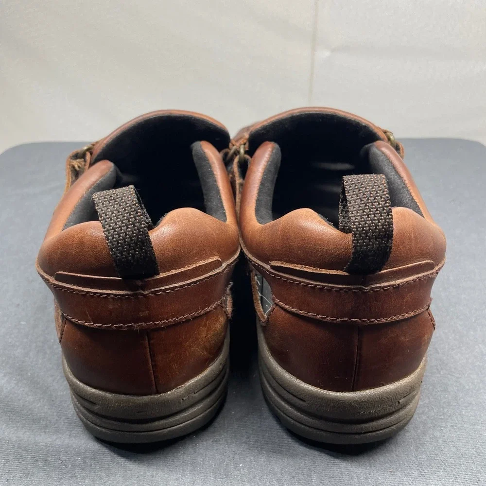 Drew Men Fisherman Sandals Brown Leather 13W Dublin Comfort Walking Shoe